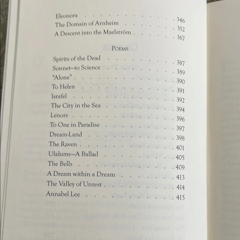 Edgar Allan Poe Black and White Book - Picture 3 of 4